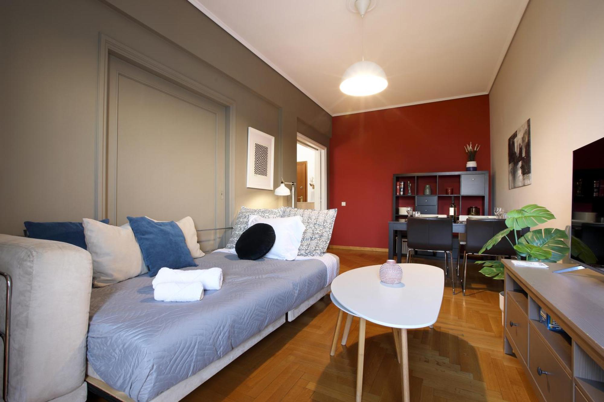 Modern 2Bd Apartment Next To Acropolis Афины Экстерьер фото